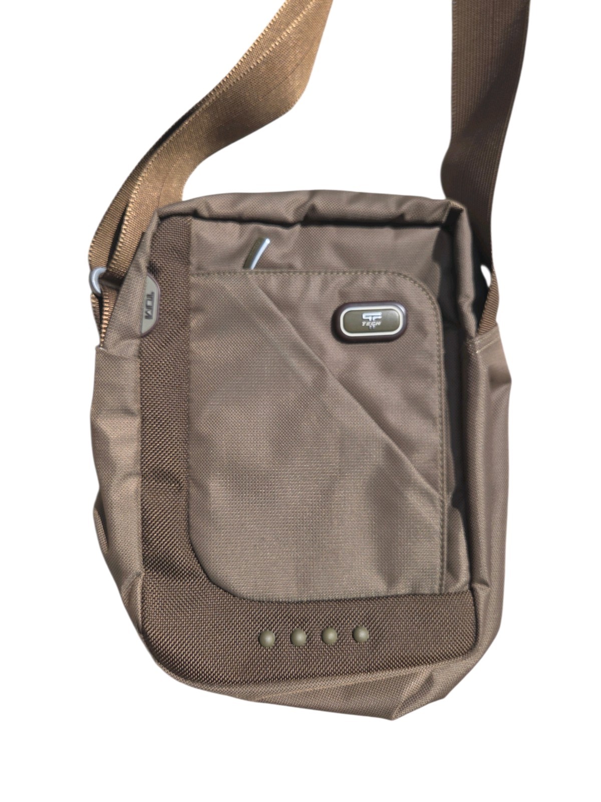 Tumi T-Tech Nylon Crossbody Bag Small Brown. 5142MSS