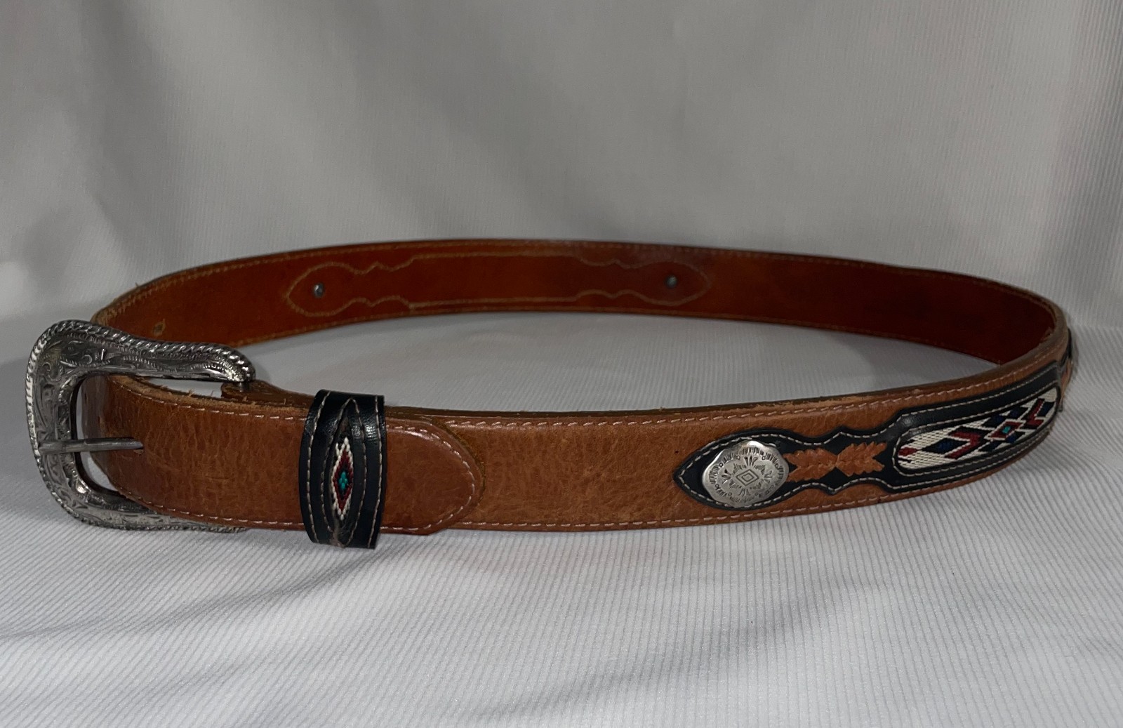 Wrangler 36/90 Genuine Leather 6904- 028 Handcrafted Belt
