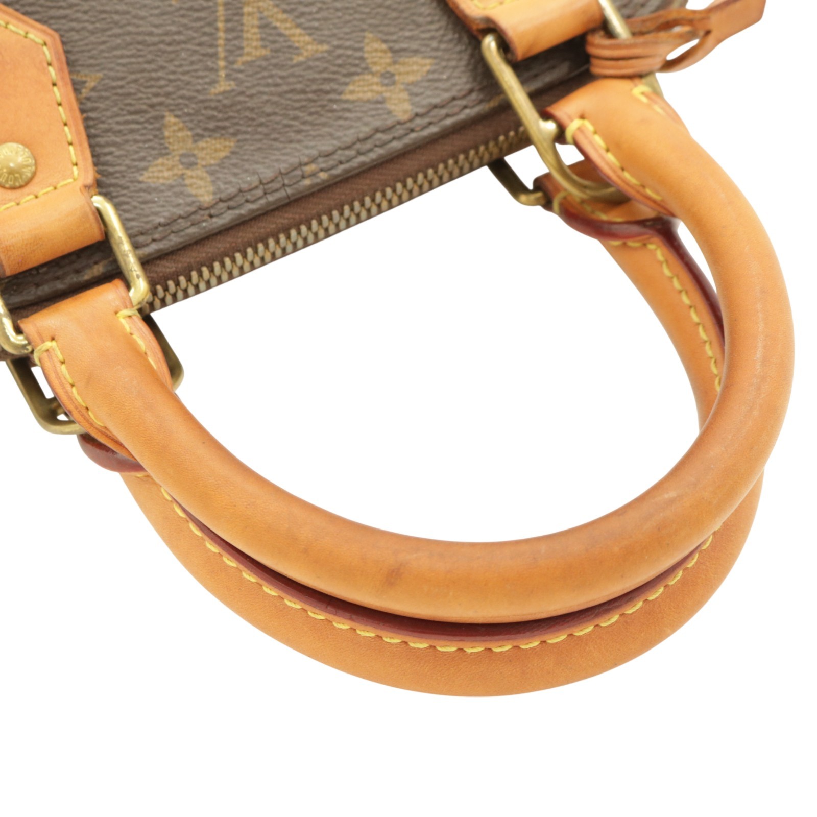 Auth.Louis Vuitton M53152 Alma BB Hand Bag Brown Monogram Canvas Serial: RFID