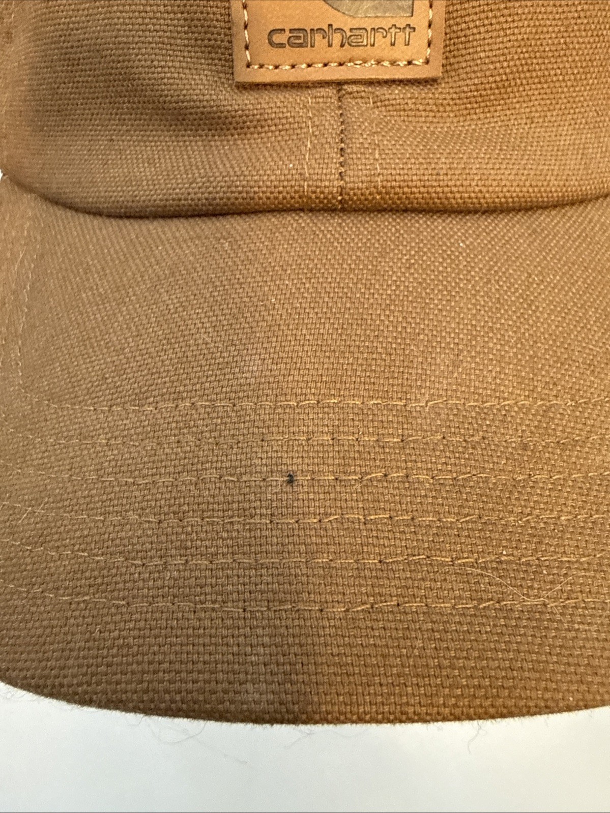CARHARTT USA COLD WEATHER TRAPPER HUNTING CAP / HAT – EAR FLAP COVER TAN LARGE