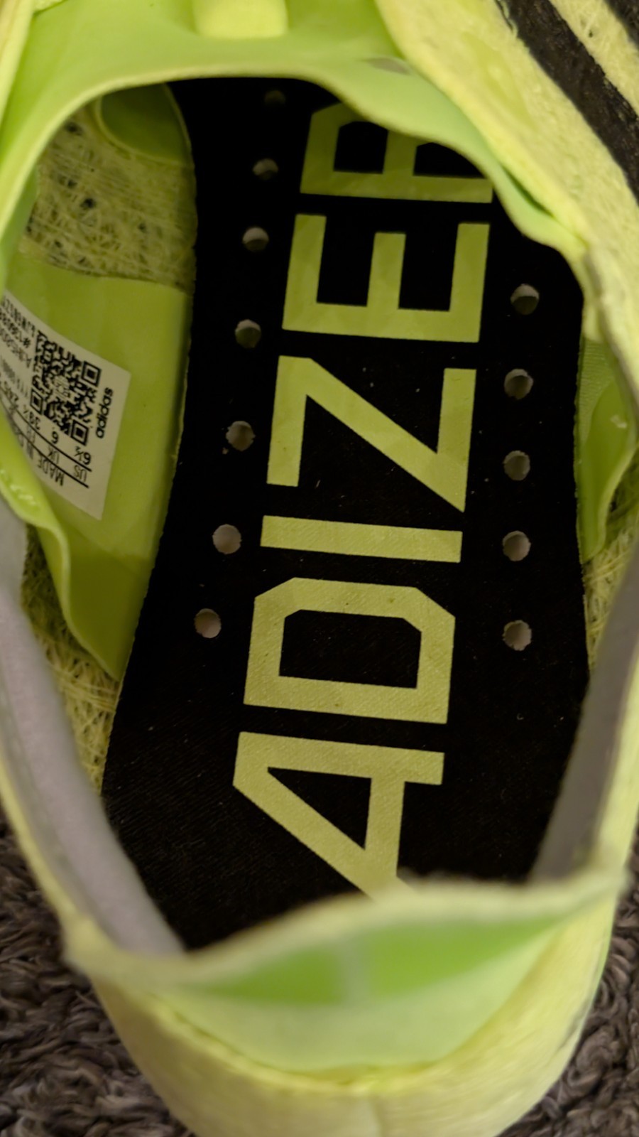 Adidas Adizero Prime SP 3 Strung Lucid Lemon Track Spikes (8.5) IH5800