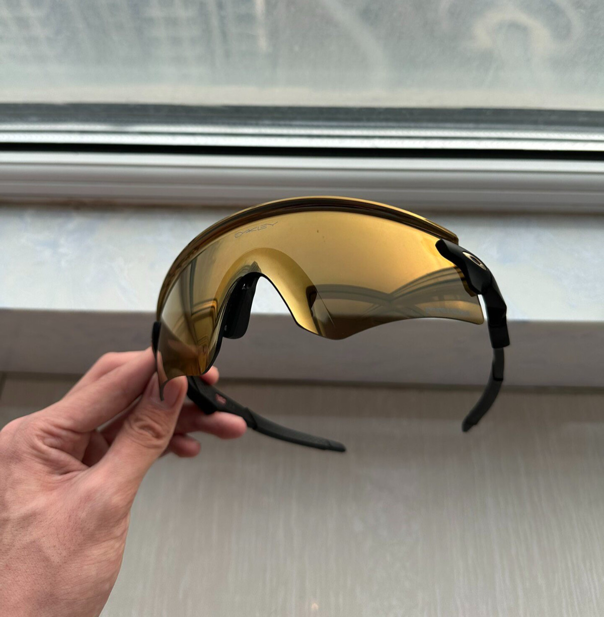 Oakley Encoder Sunglasses OO9471 Polished Black Frame PRIZM Gold Lens Sports
