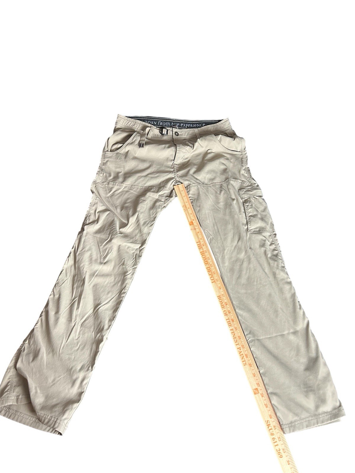 prAna Men’s Zion Stretch Pants Cargo Pants 36W X 34L, Hiking Outdoor In Beige