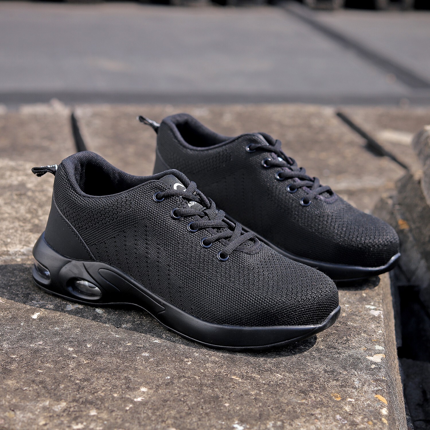 Work Safety Shoes Men Lightweight Indestructible Work Sneakers Steel Toe Shoes