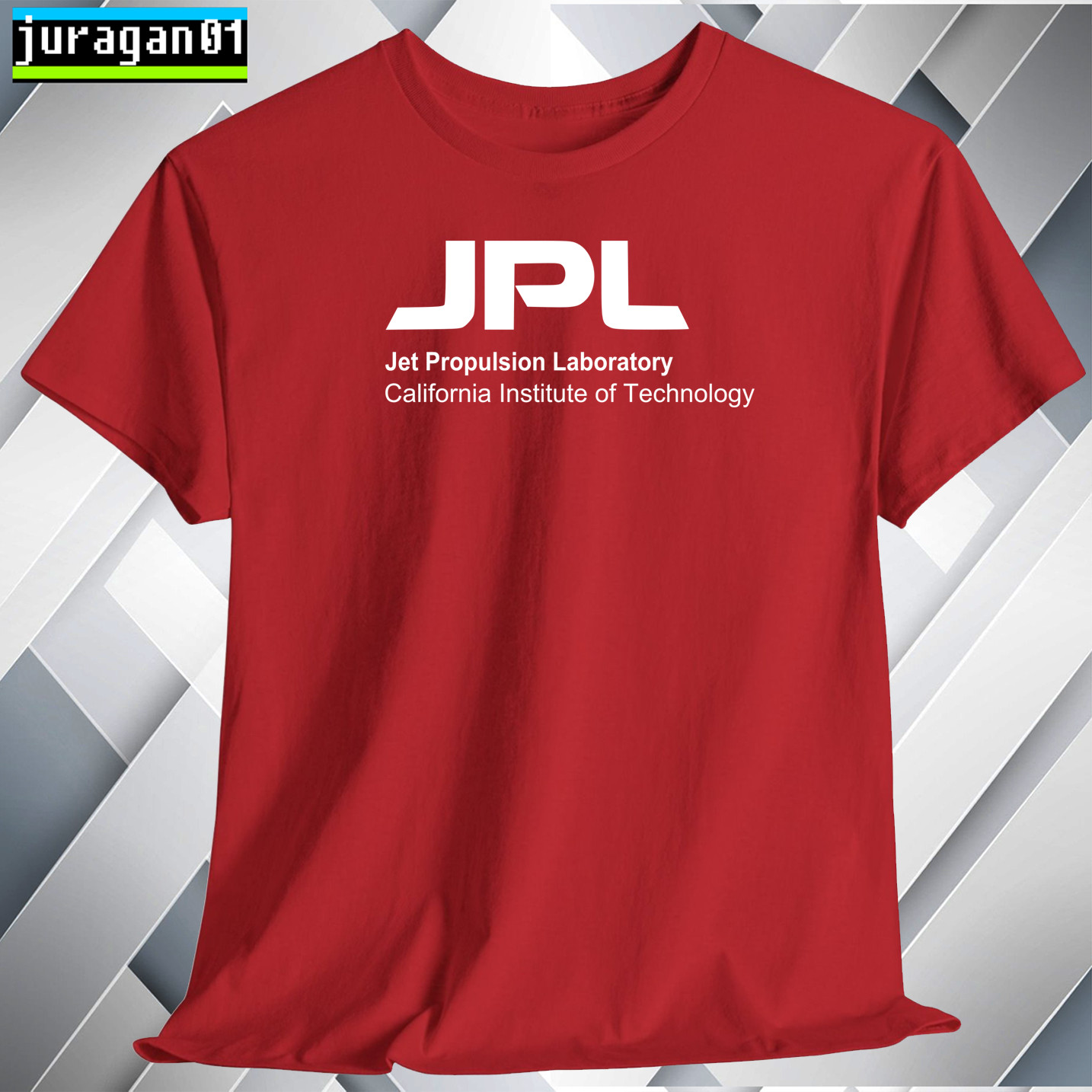 JPL Jet Propulsion Laboratory T-Shirt Black Navy White Grey Red Orange SizeS-5XL