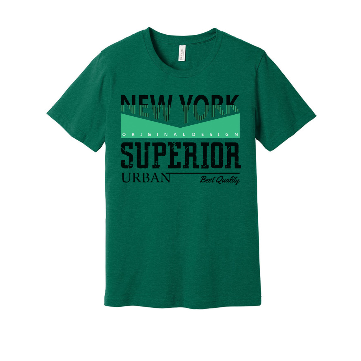 New York Superior Urban Graphic Tee With Original Design For Unisex Short Sleeve