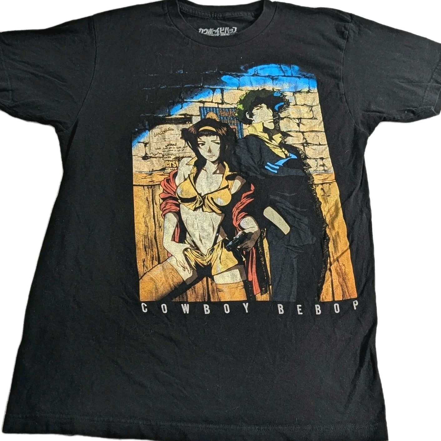 Cowboy Bebop T-shirt black Men’s Sz Medium Spike Spiegel & Faye