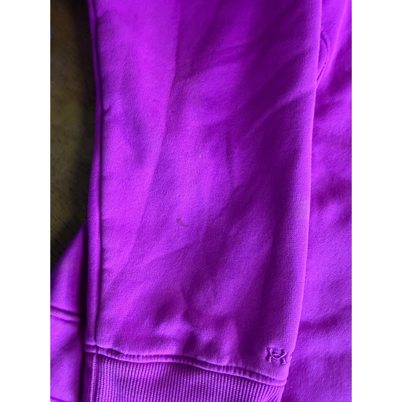 Under Armour Storm Womens Full Zip Hoodie Purple Fleece Jacket Sweatshirt