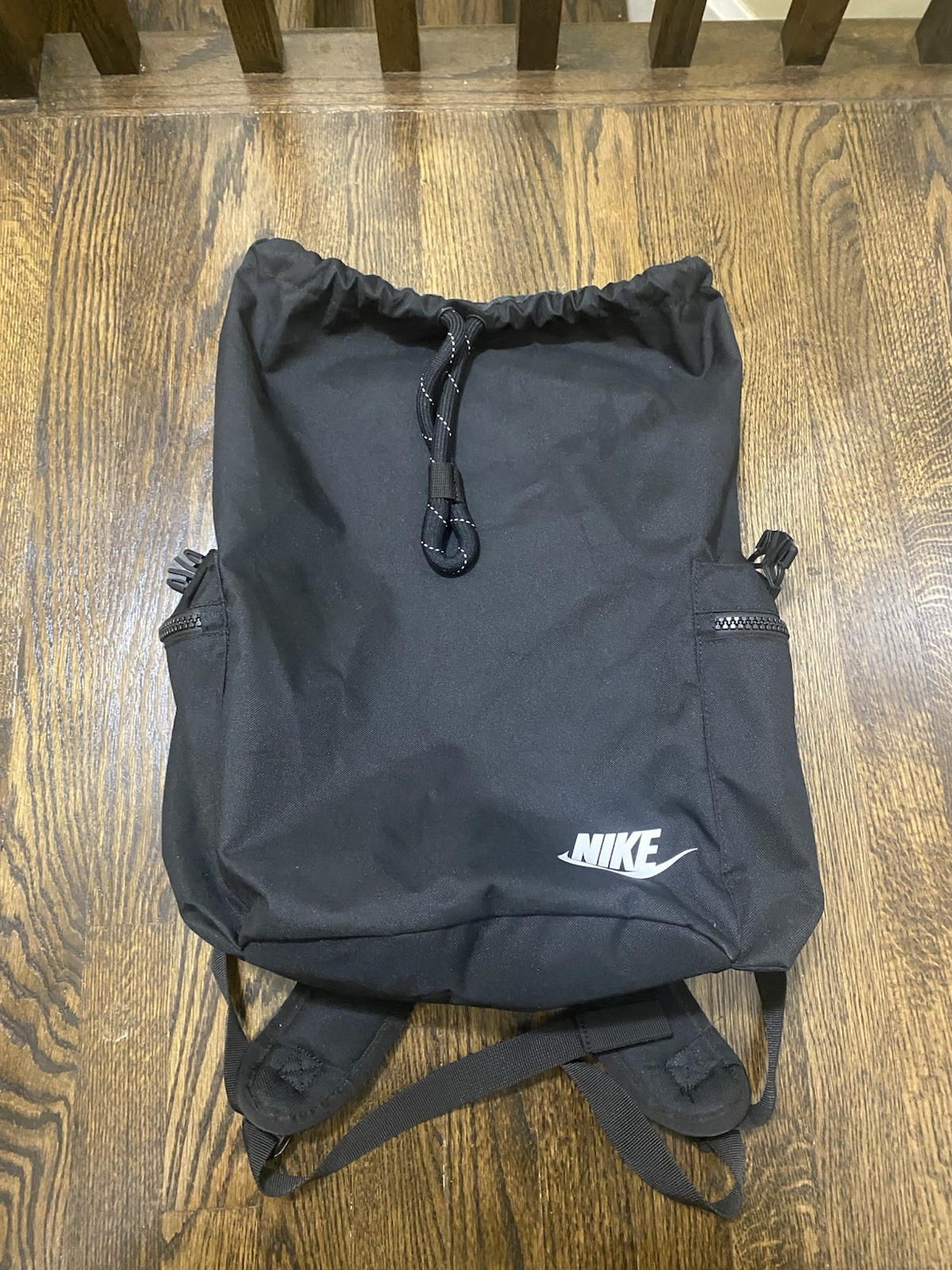 Nike Men’s Black Backpack 72 Heritage Rucksack Drawstring