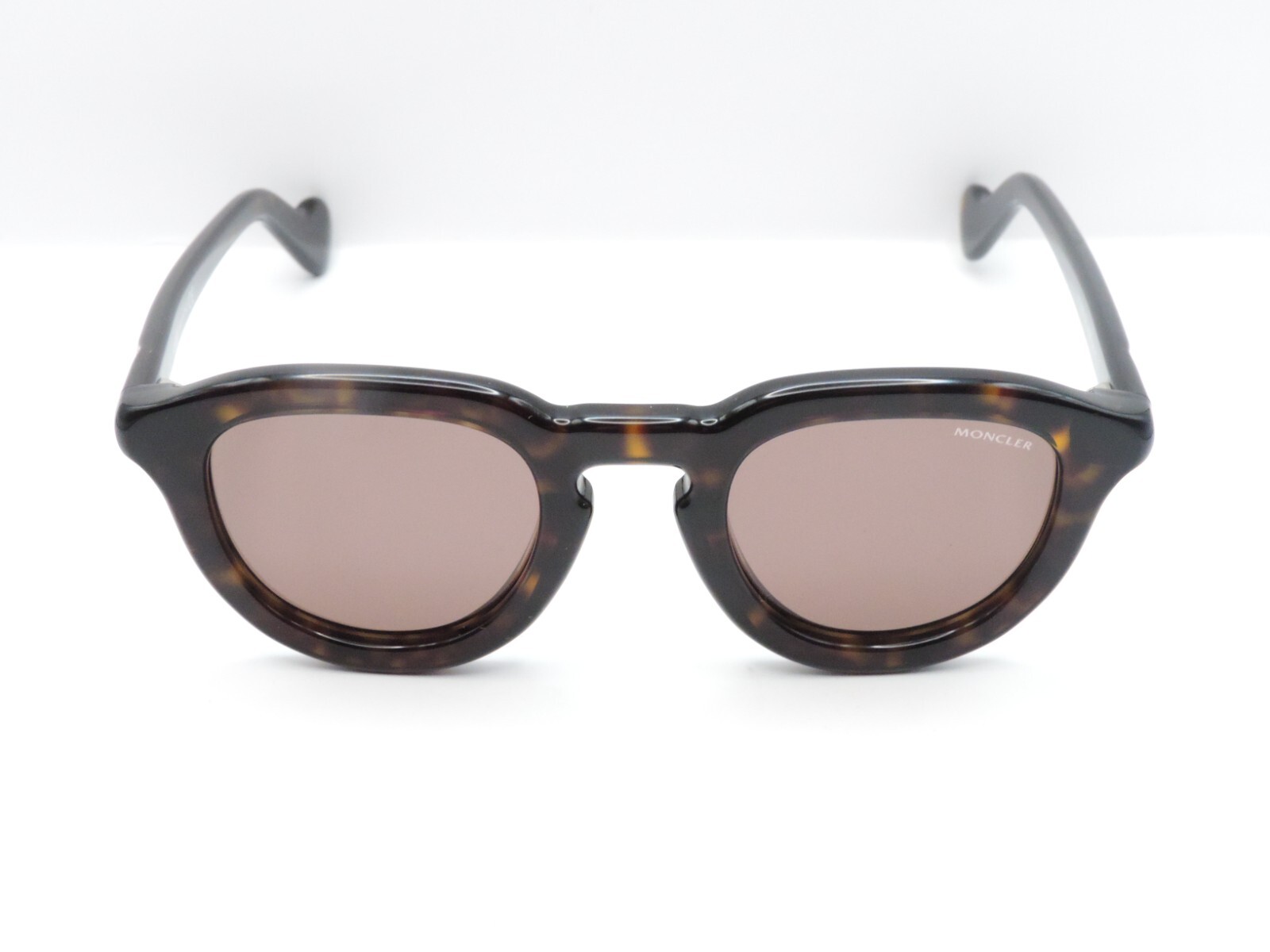 MONCLER ML 0079 52J SUNGLASSES BROWN TORT. 48-25-145 USED*