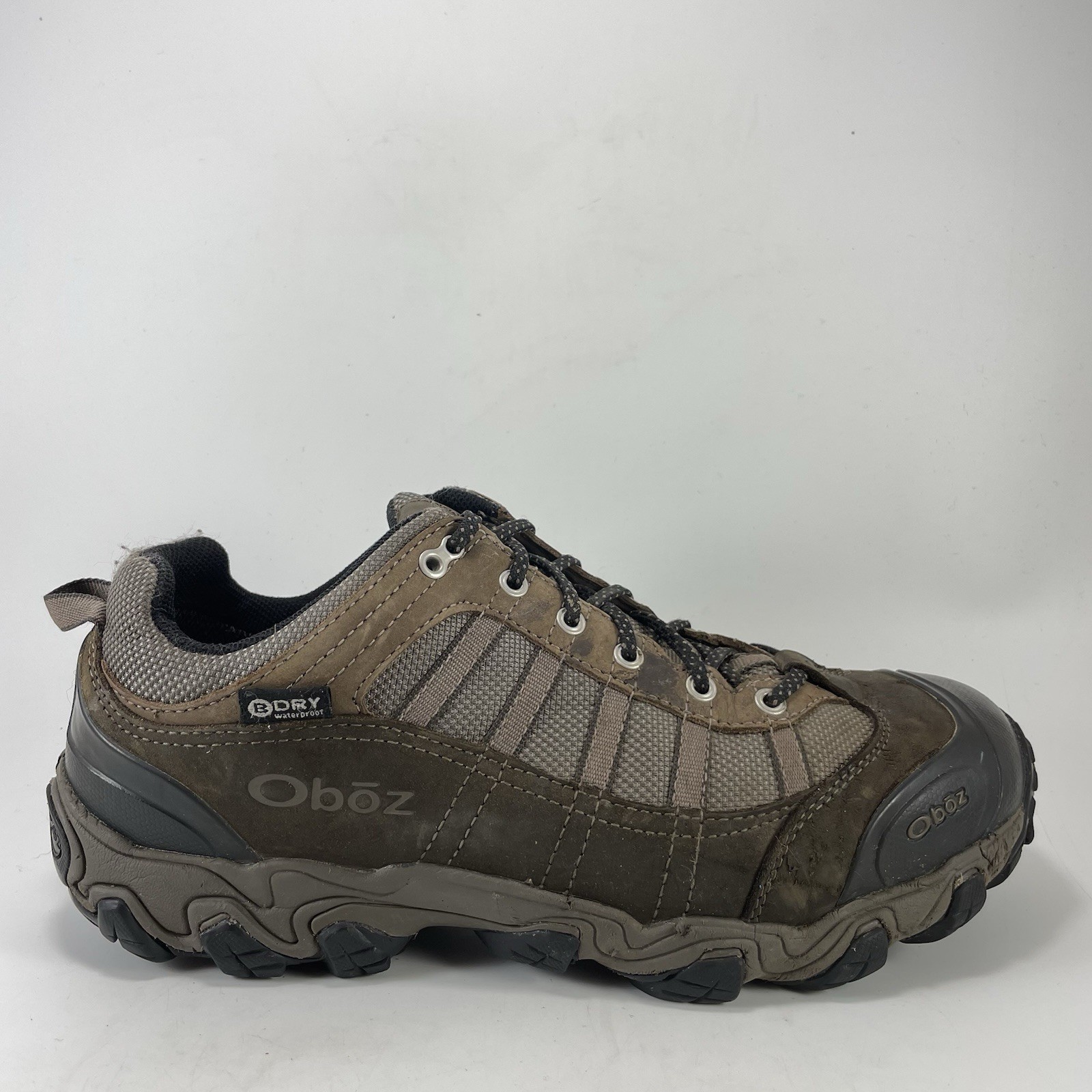 Oboz Sawtooth Low Waterproof Mens Size 11 Wide Walnut Brown Hiking Shoes