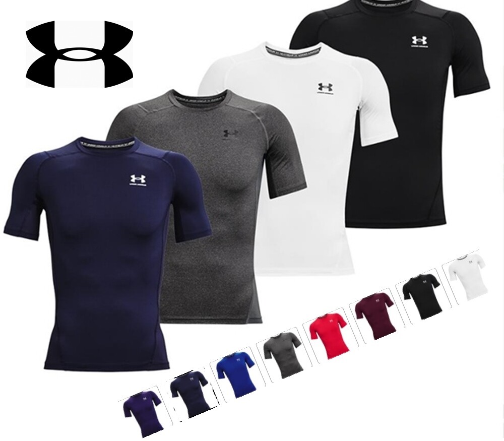 Under Armour Men’s UA HeatGear Compression Short Sleeve Shirt 1361518 FREE SHIP