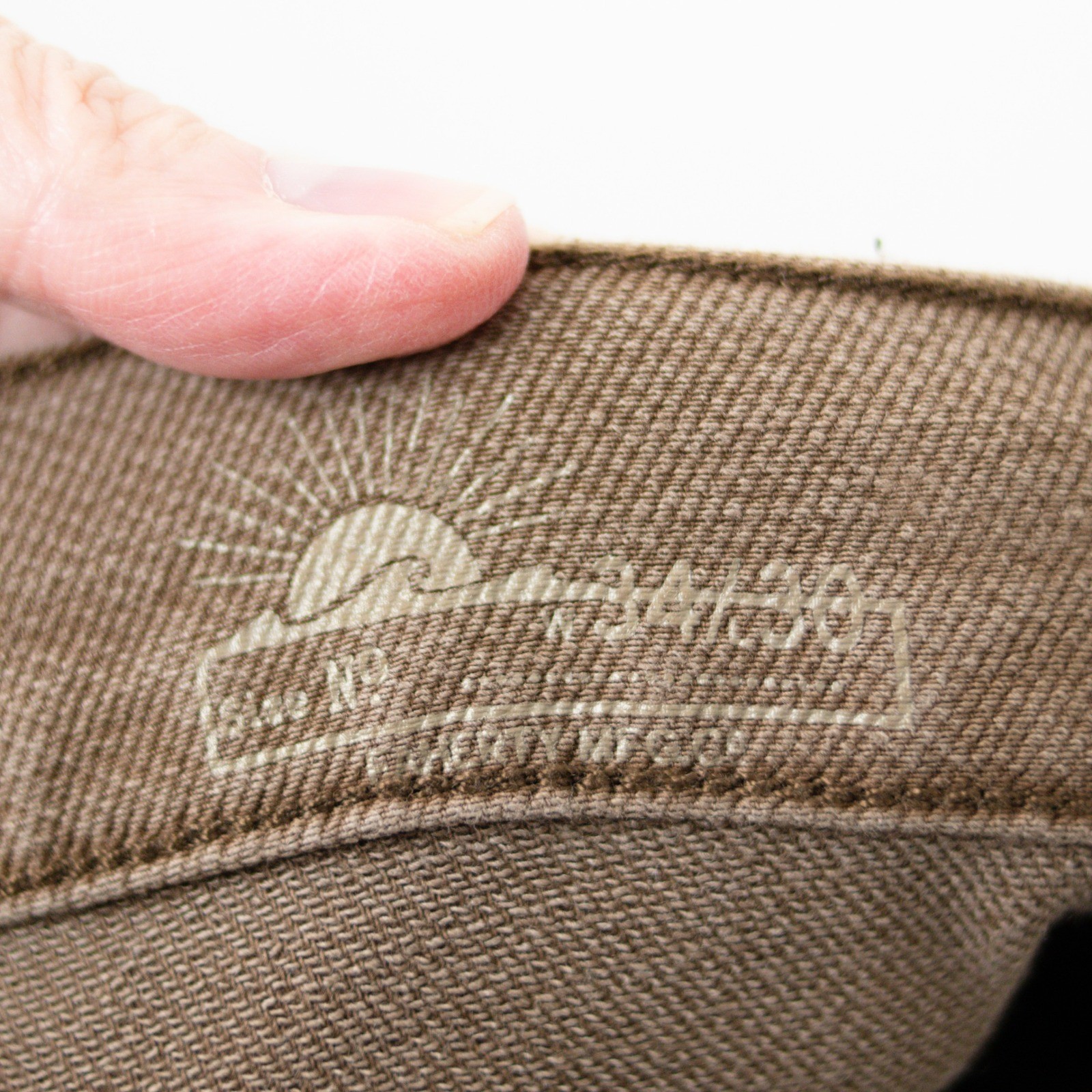 Faherty Stretch Terry 5-Pocket Pant Mens 34×30 Chocolate Brown Zipper Fly