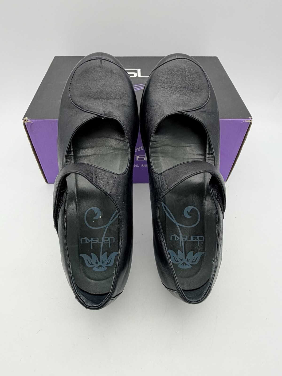 Dansko Abby Nappa Black Leather Women’s Size EU 40 / 9.5-10 US