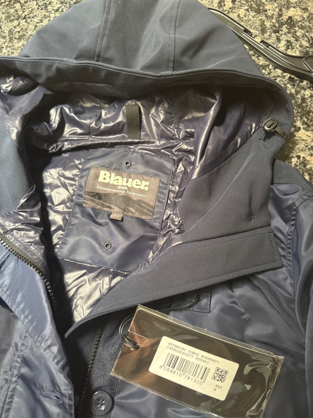 NEW MEDIUM REGULAR BLAUER -PARKA DARK NAVY
