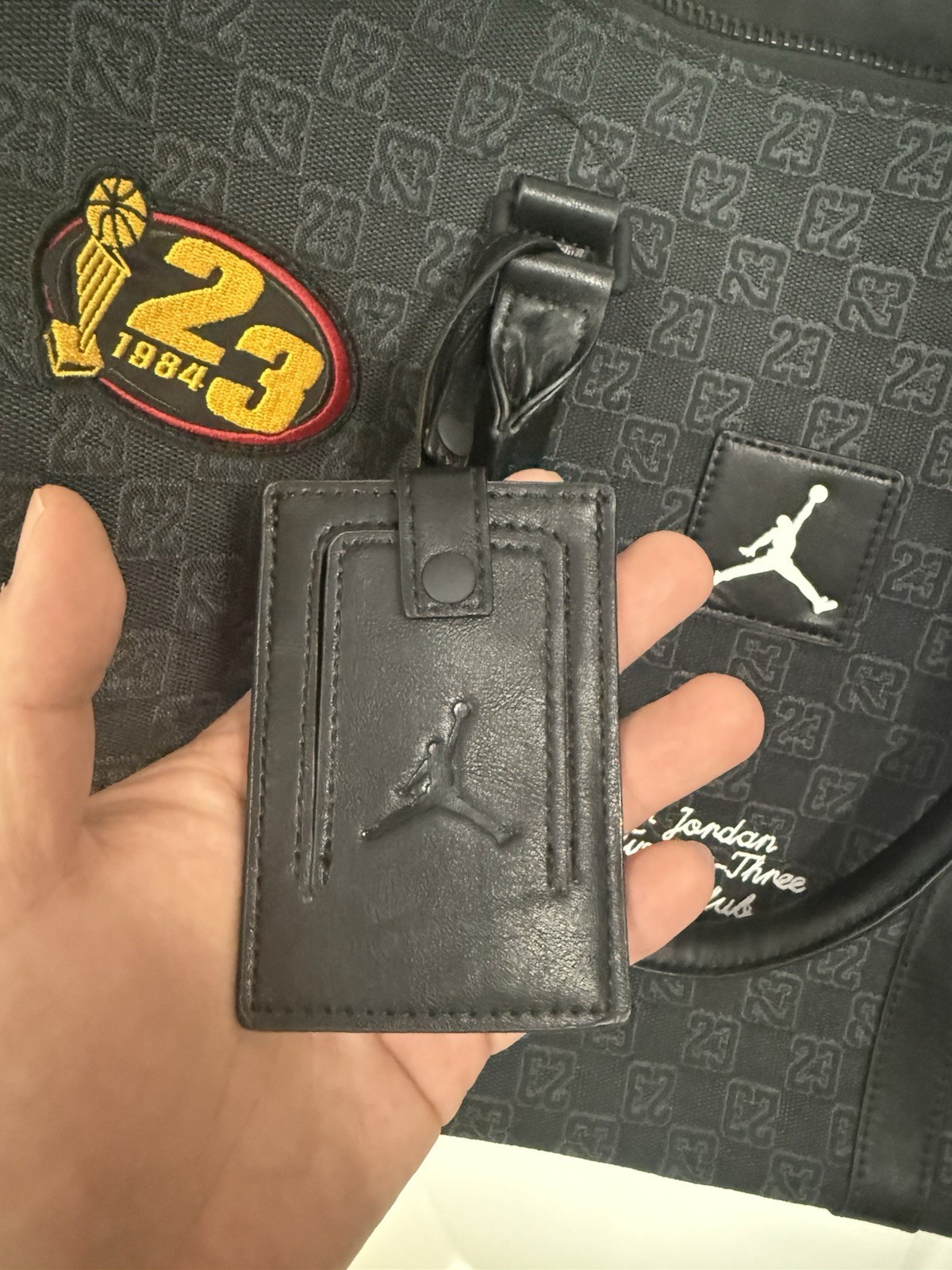 Nike Jordan Monogram Champion Duffle Bag/Luggage travel MM9157-023