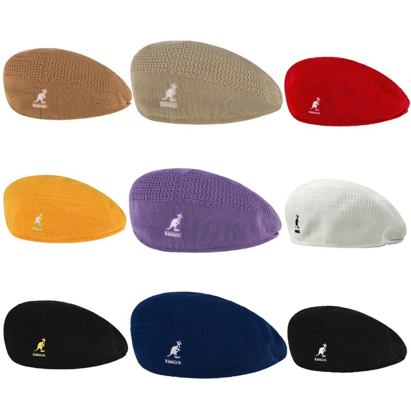 Kangol Breathable Summer Newsboy Woven Flat Caps Casual Men Women Beret Hat