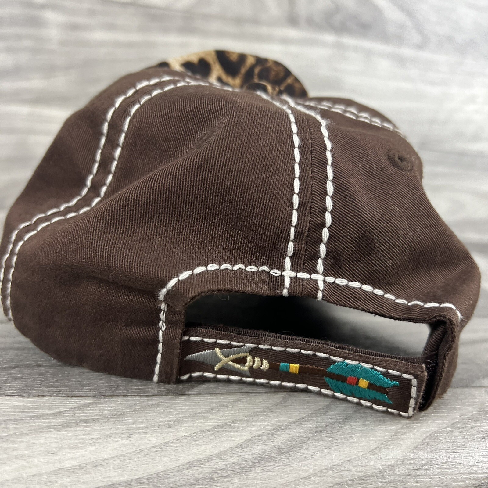 KBETHOS Baseball Cap Hat Womens Brown Adjustable Cheetah Born Free Boho Festival