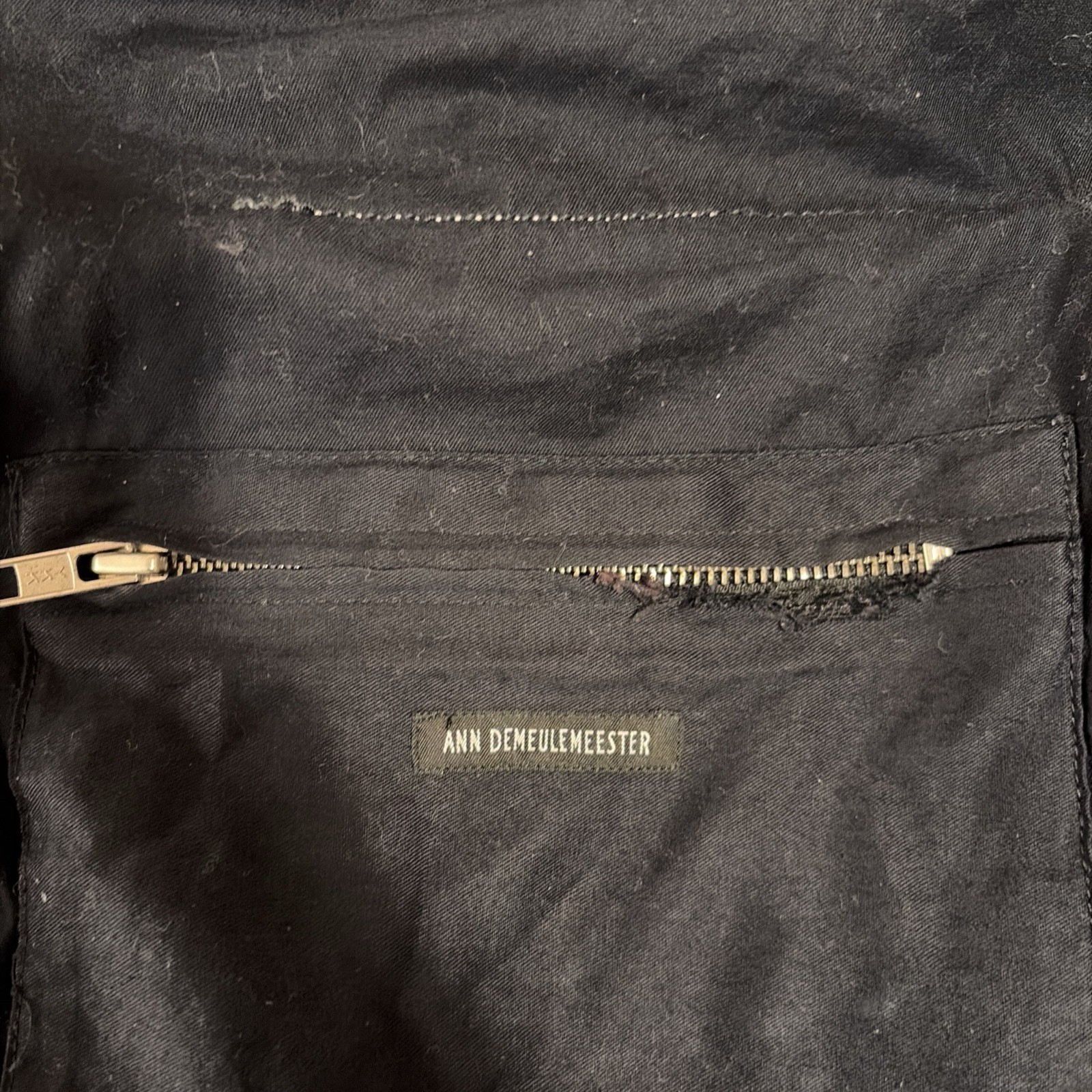 Thrashed/Used Ann Demeulemeester Boston Bag- Final Sale/No Exceptions