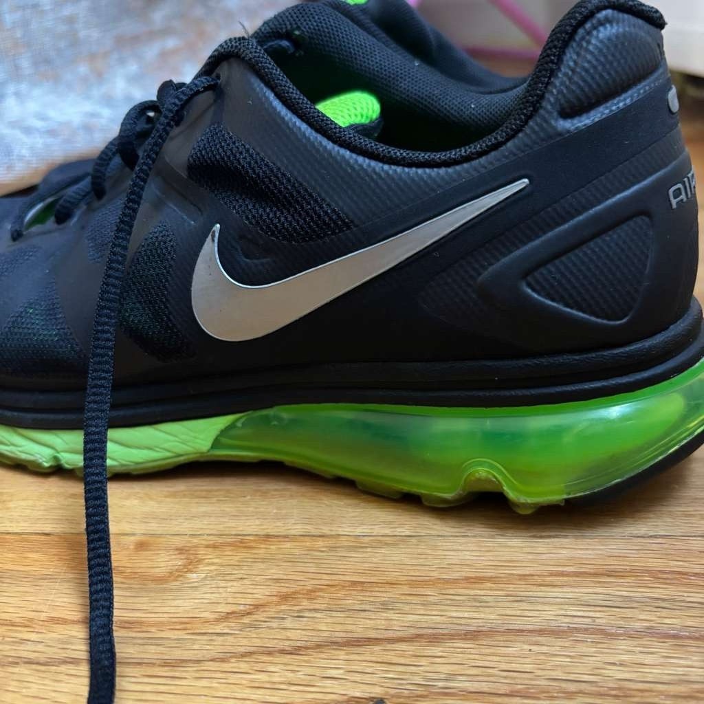 Nike Air Max Dynasty Black Volt Green Running Shoes Men’s US 8 EU 41 487975-013