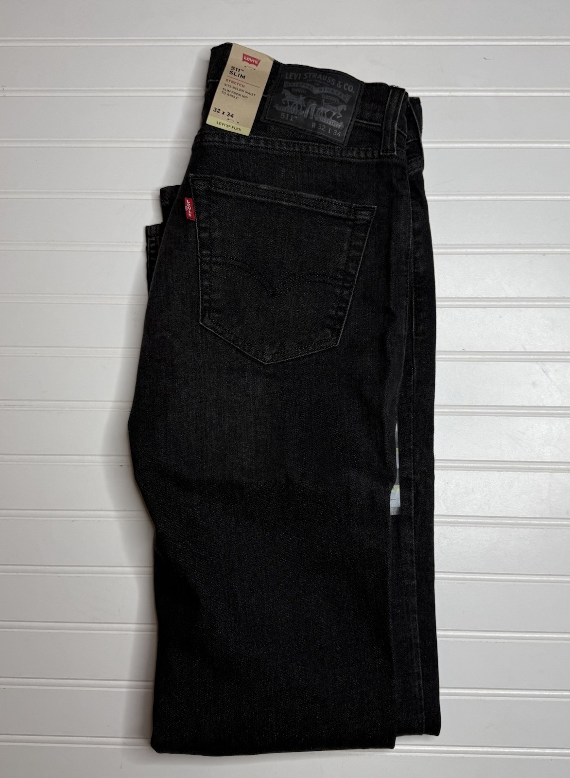 Levi’s Men’s 511 Slim Fit Jeans Frog Eye-Advanced Stretch 32W x 34L 045113096