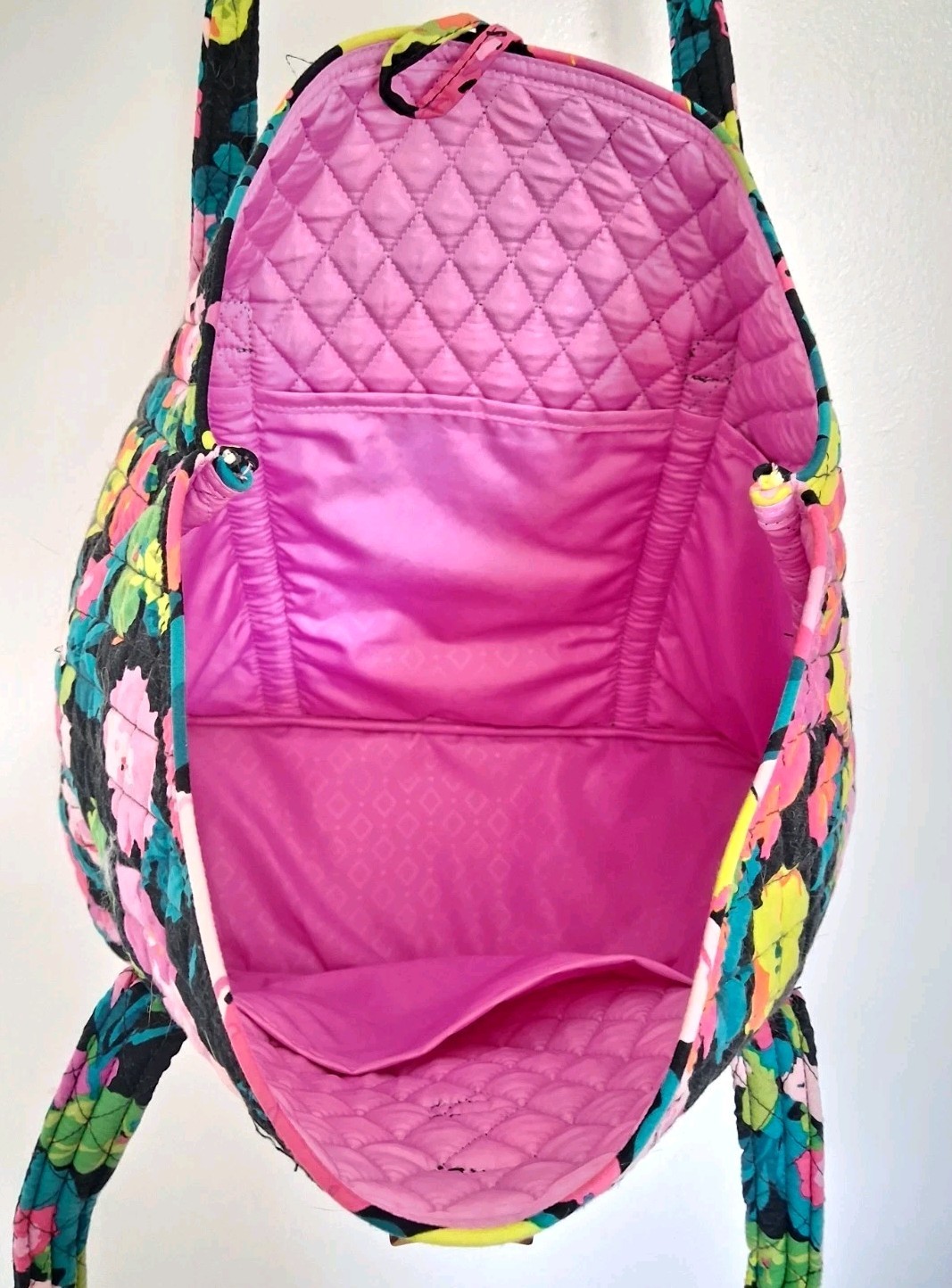 VERA BRADLEY Hathaway ‘Hilo Meadow’ Premium Cotton Floral XL Tote Bag