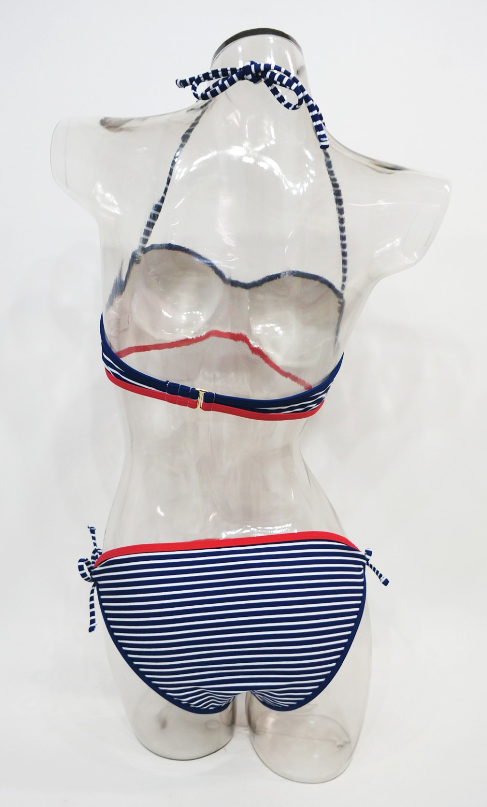 SO Blue Red Stars Stripes 2-Pc. Bandeau Bikini Set Juniors’ Ladies XS,S,M,L,XL