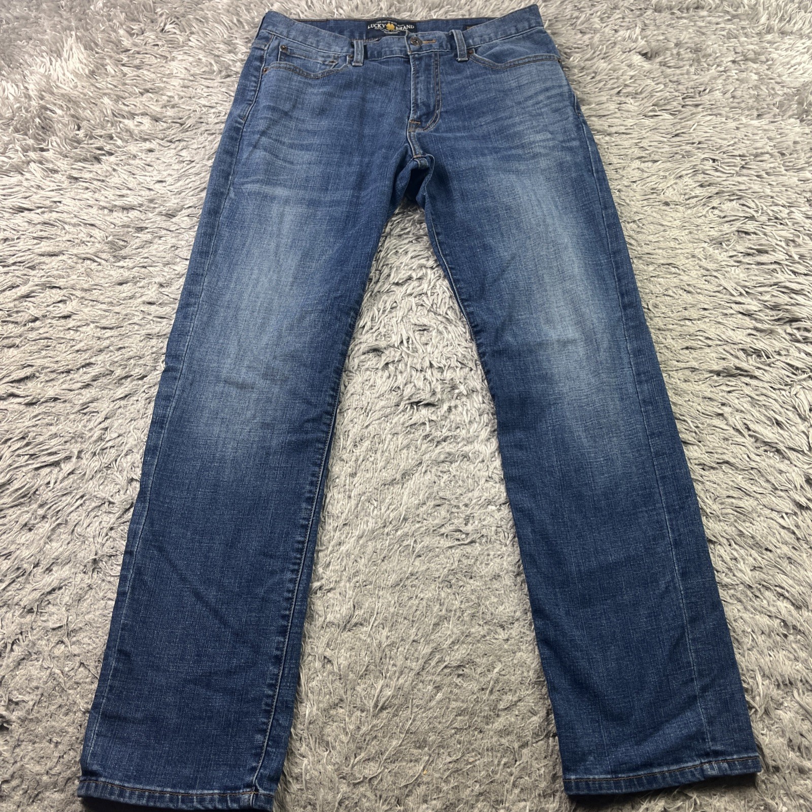 Lucky Brand Mens Jeans 221 Original Straight 32×32 Blue Denim 5 Pocket