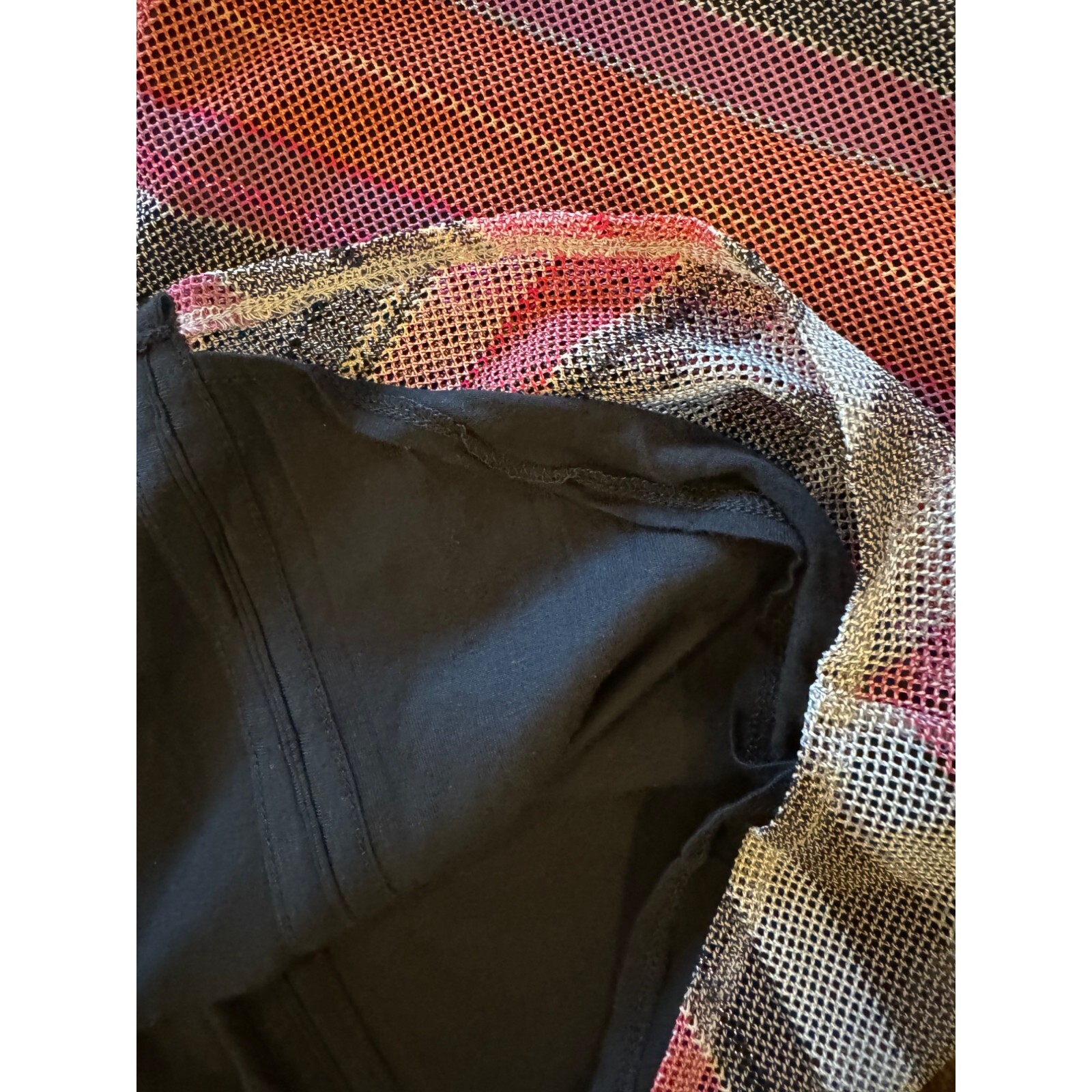 Rachel Roy Shirt Women Small Purple Black Striped Mariposa Metallic Top NWT