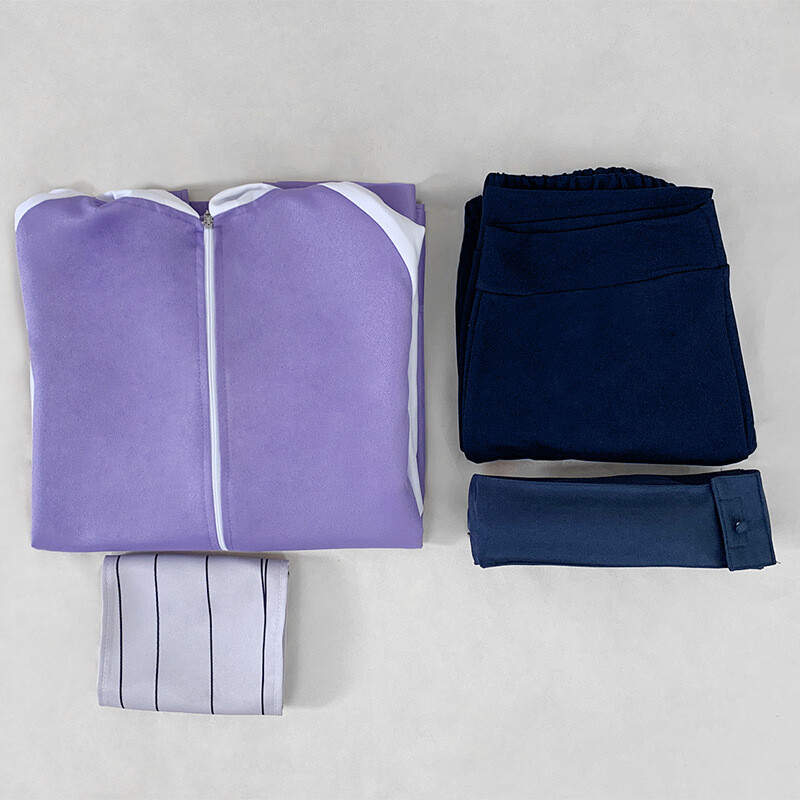 Anime Naruto Shippuden Hinata Hyuga Costume Complete Outfit Cosplay Party Set