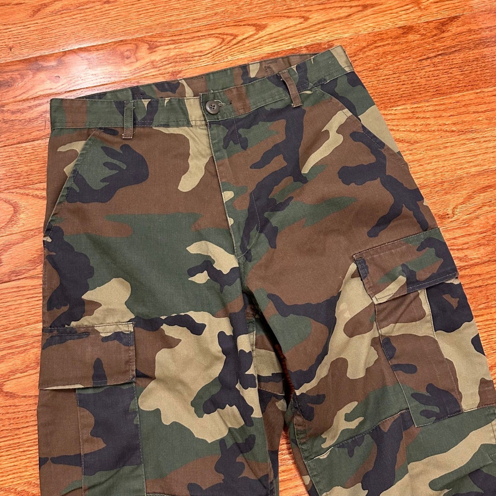 Rothco BDU Woodland Camo Cargo Pants Mens Small Regular Tactical Military