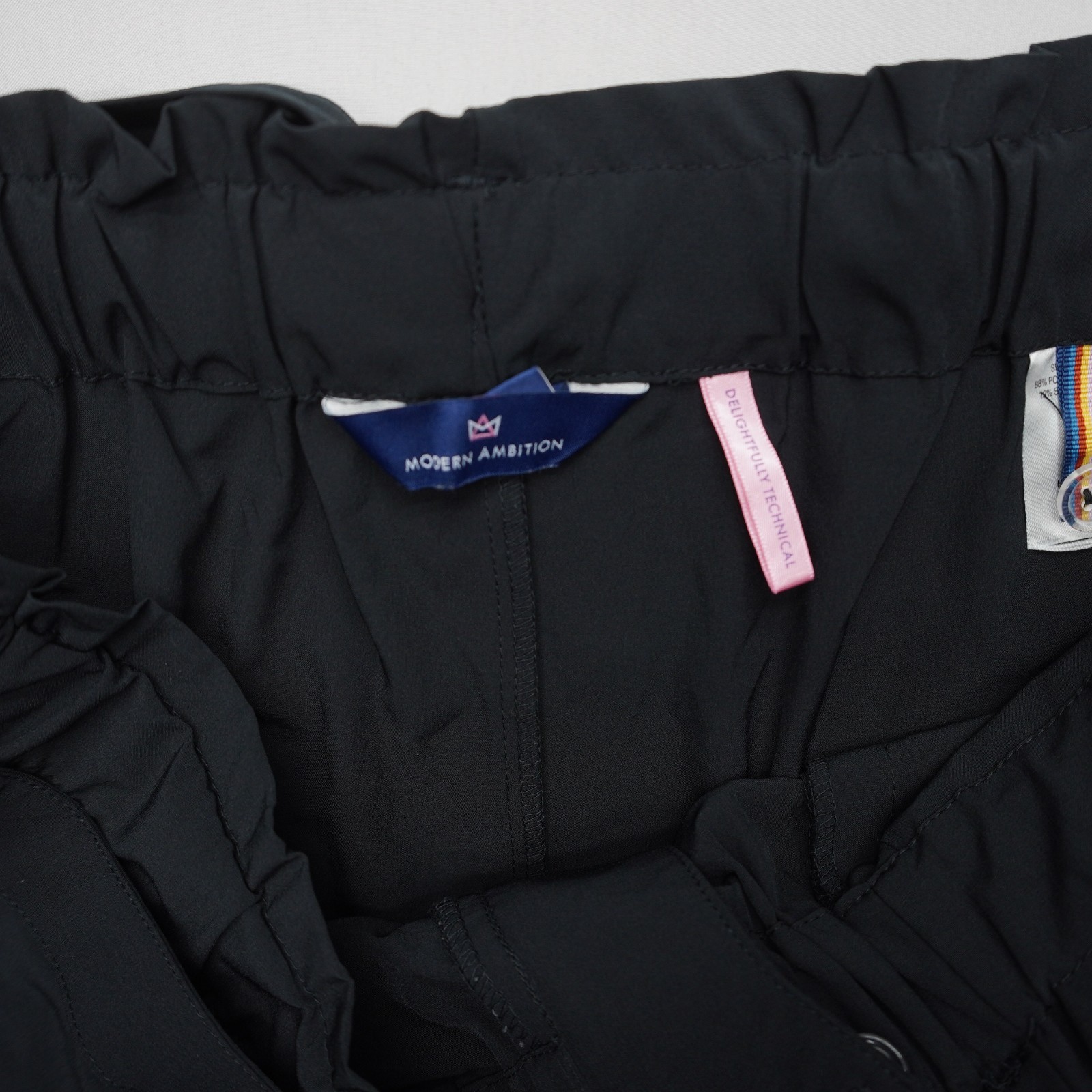 Modern Ambition Womens Performance Pants Size XL High Rise Stretch Tie Waist