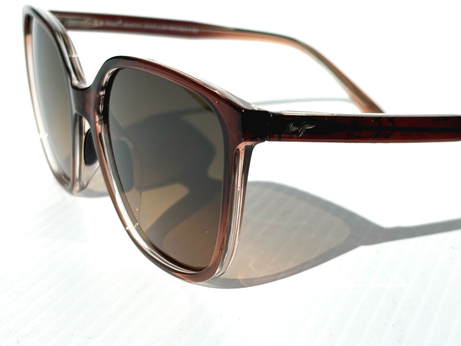 NEW Maui Jim GOOD FUN Rootbeer Fade POLARIZED HCL Bronze GLASS Sunglass HS871-01