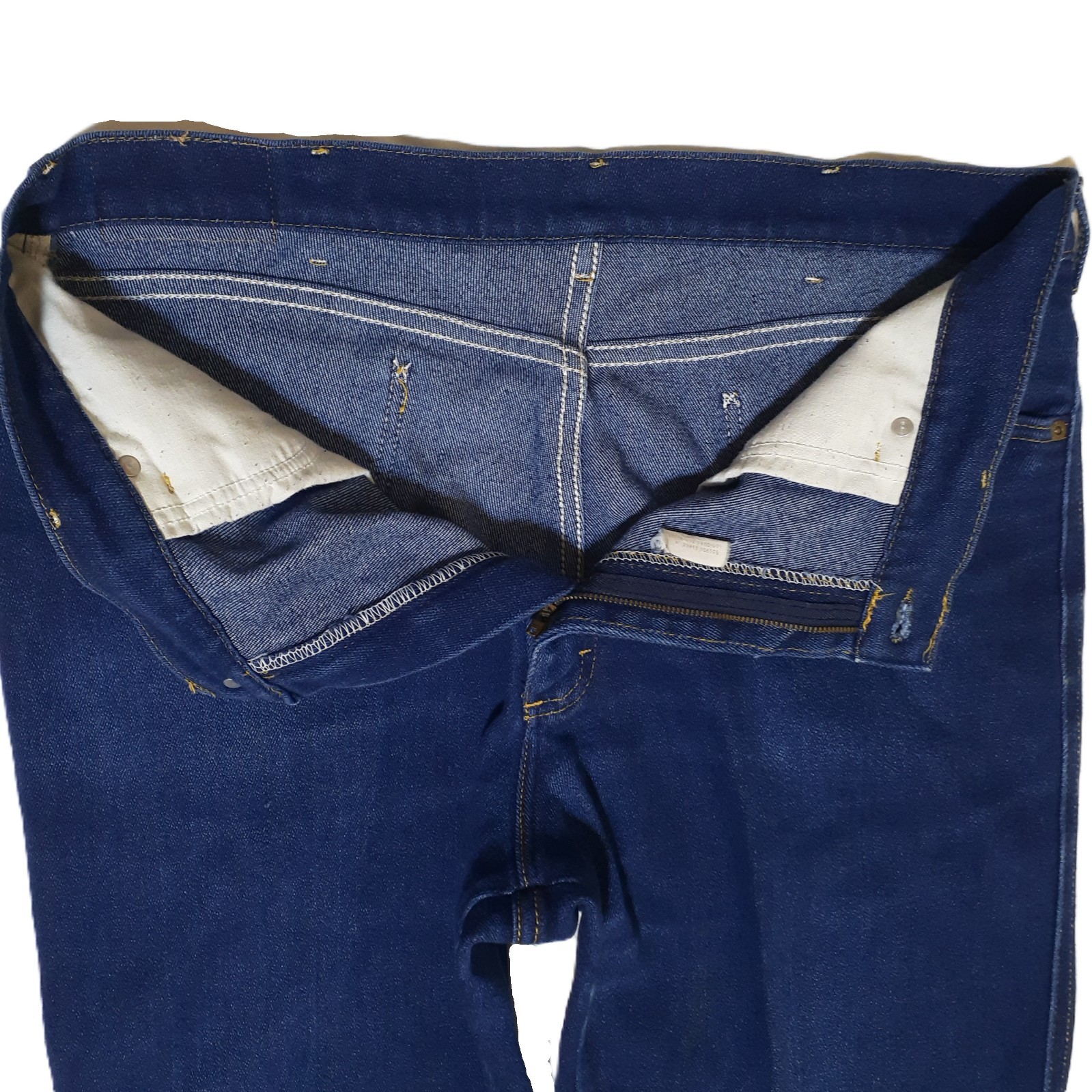 Lee Women Jeans Blue Denim Riders VTG USA Rise=13in Inseam=31in Waist=38in