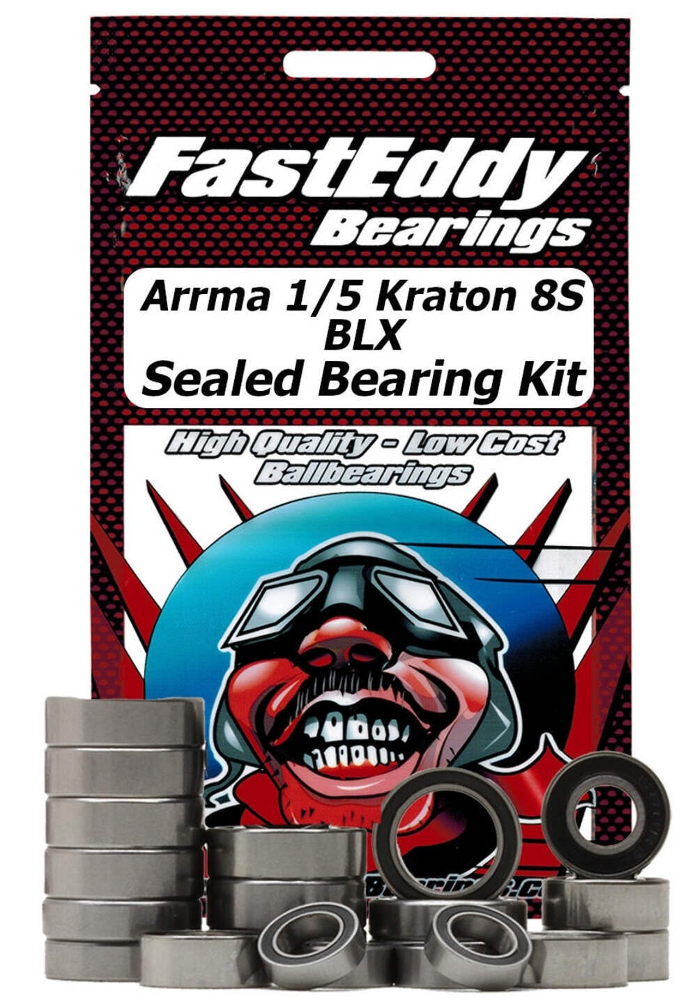 Fast Eddy Bearings TFE6047 Arrma Kraton 8S BLX Sealed Bearing Kit