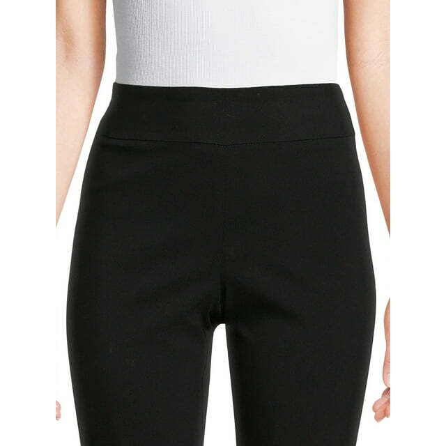 Women’s Black Pull-On Stretch Capri’s: L(12/14)-XXL(20)