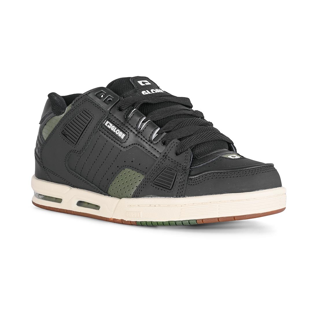 Globe Sabre Skate Shoes – Black/Dark Green