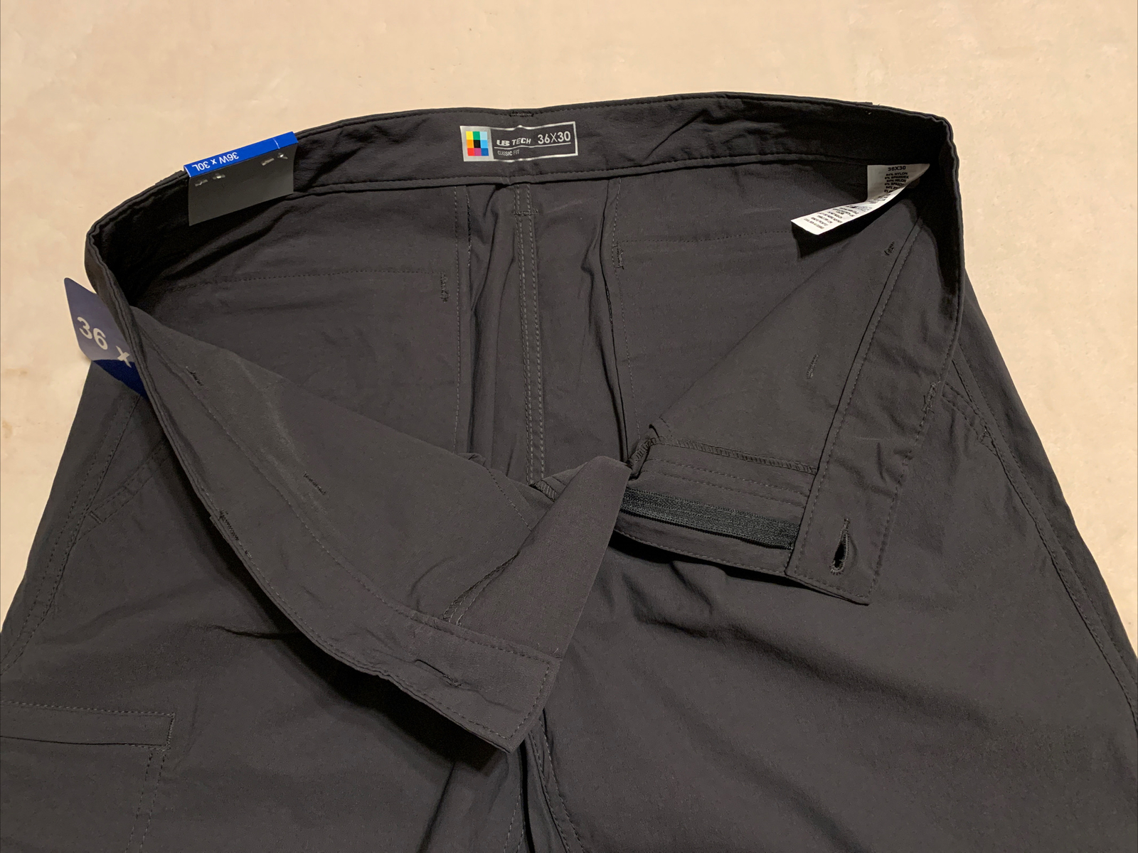 UB Tech Men’s Rainier Lightweight Comfort Travel Chino Pants 40 42 44 x 30 32