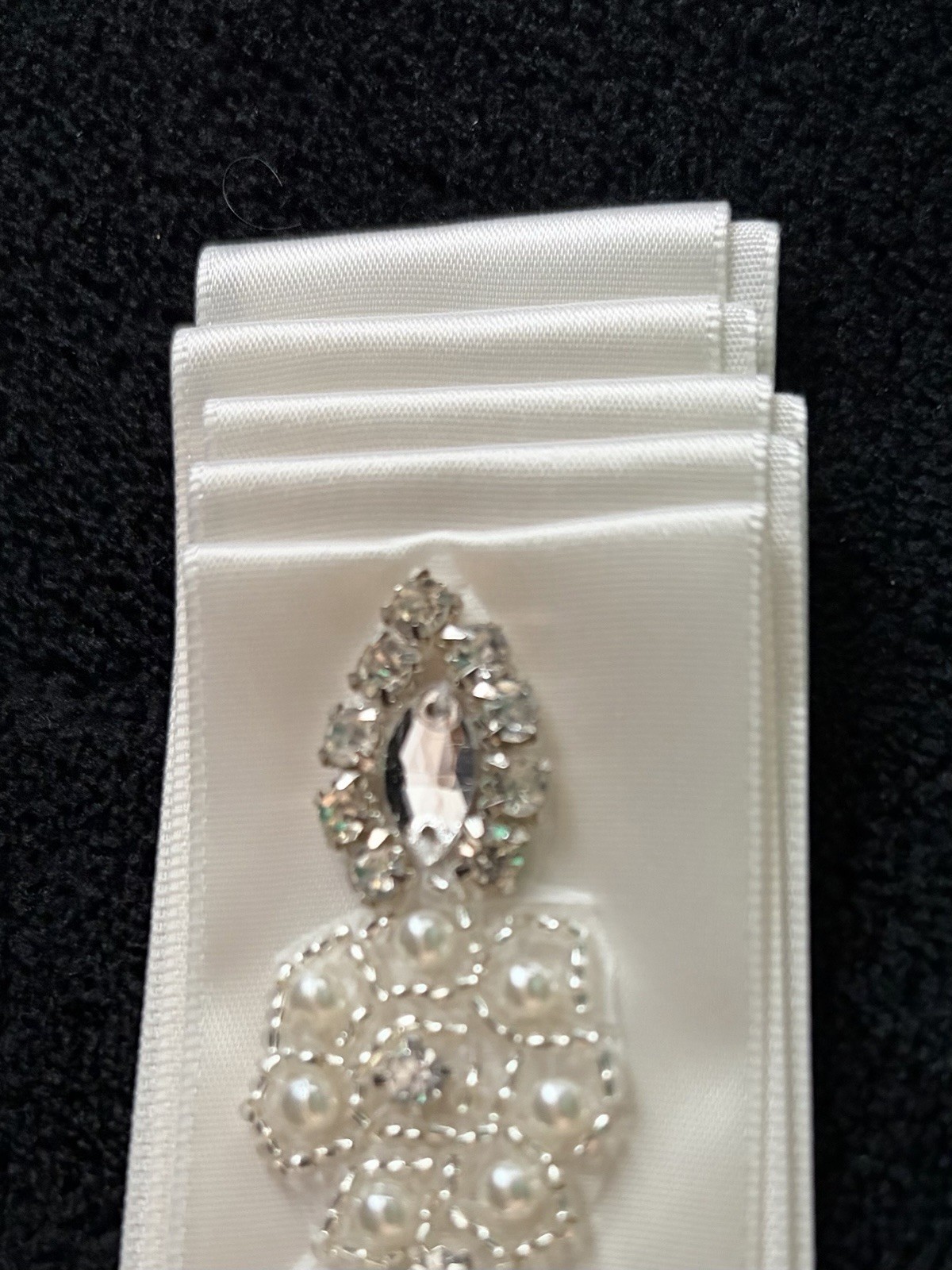 Wedding Sash With Embellishment