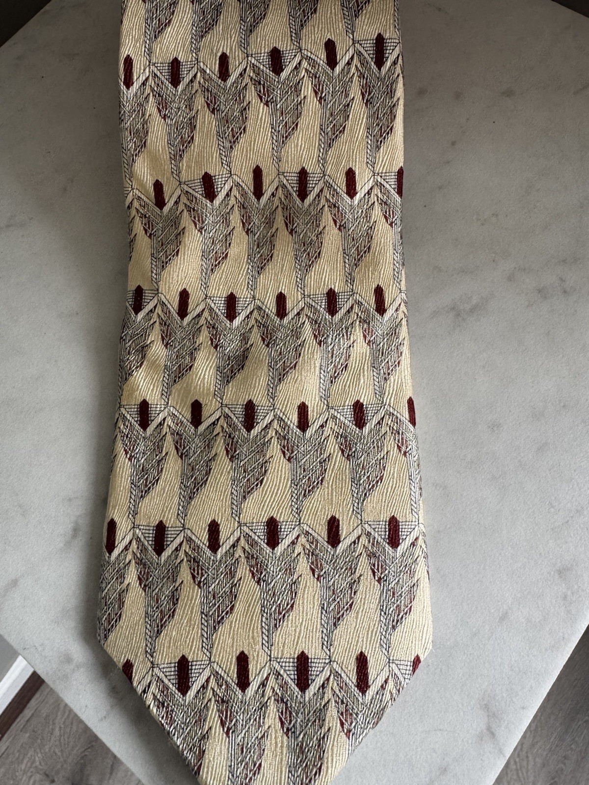 Architect Frank Lloyd Wright “Prairie Sumac / Dana-Thomas House 1902” Silk Tie