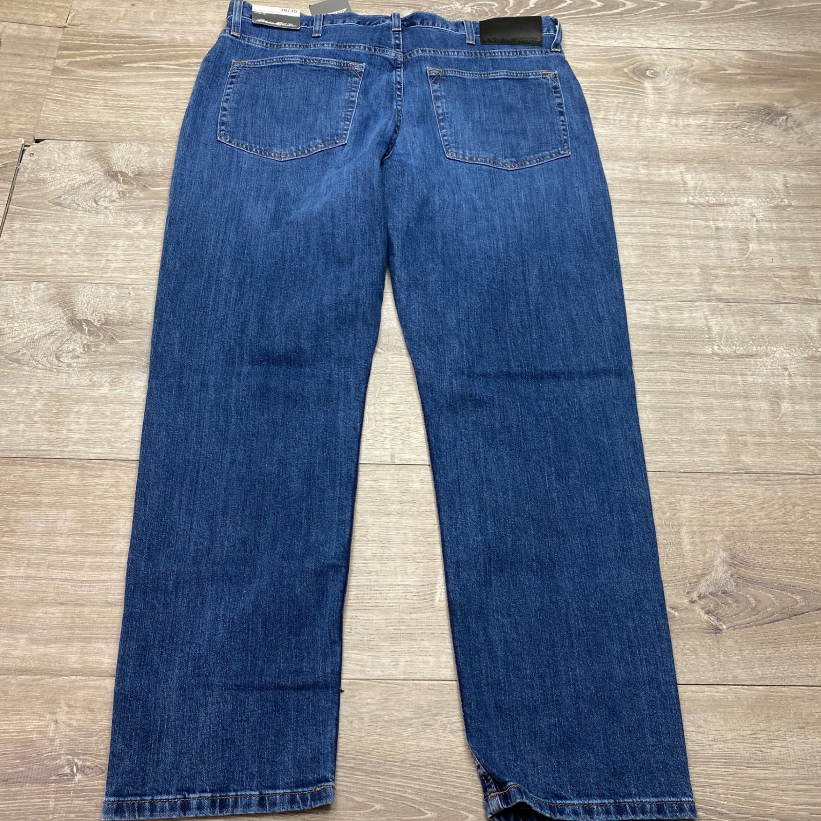 Eddie Bauer Jeans Classic Straight Mens 38×30 Blue Denim NWT Regular Fit Pants