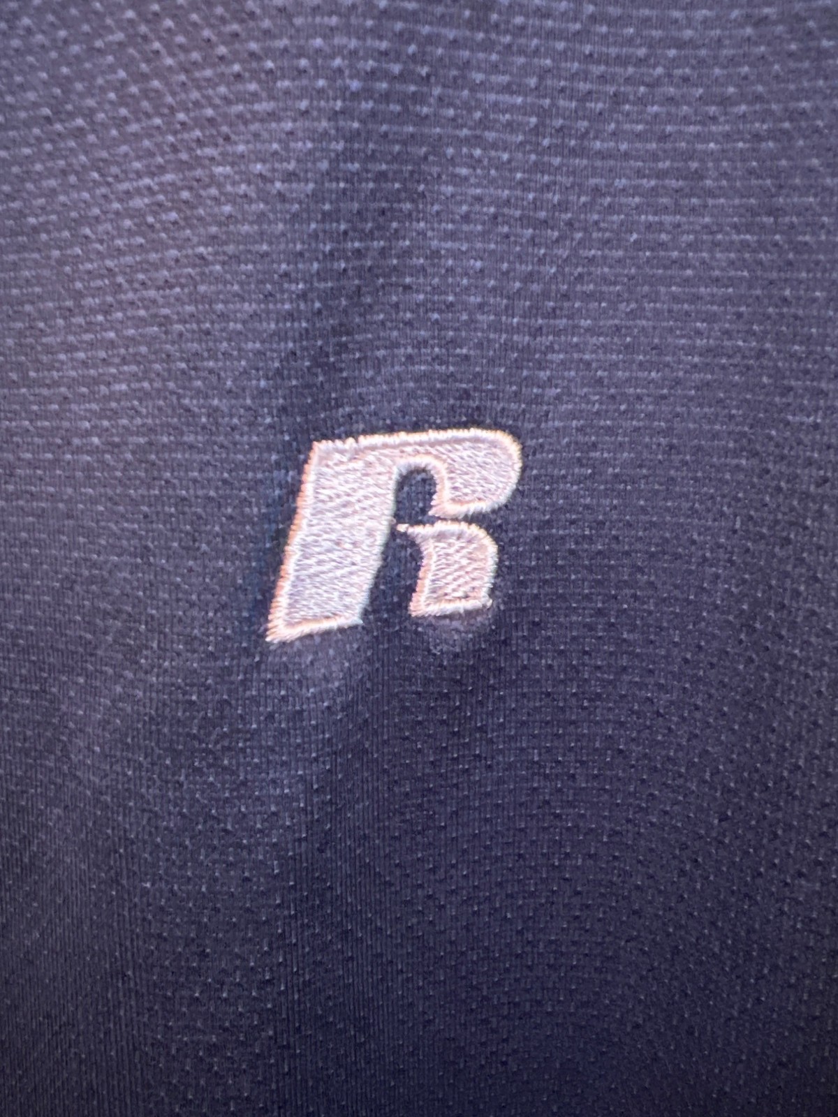 Russell Dri-Power 360 Men’s Size M Full-Zip Jacket Navy Lightweight Polyester