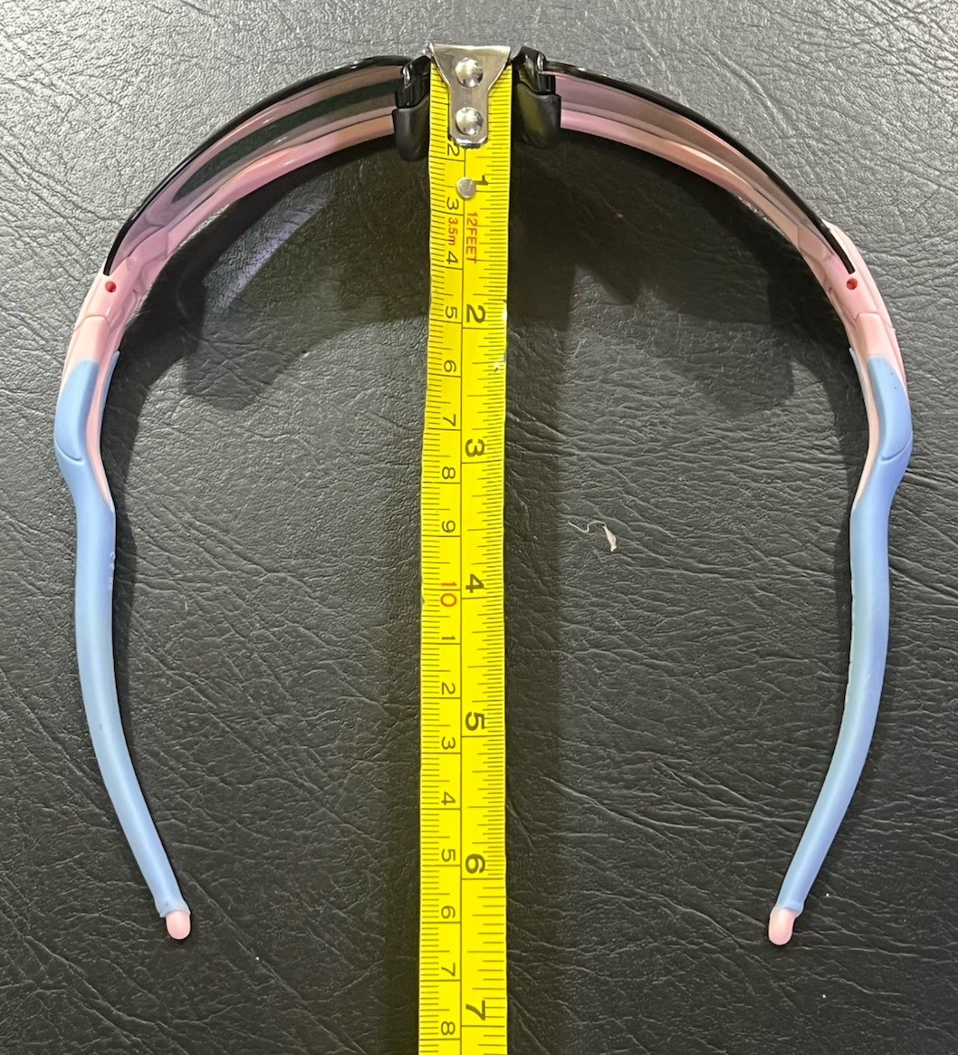 Oakley Radar Ev Path CUSTOM Pink Milkshake Blue Prizm Sunglasses *See Scratches*