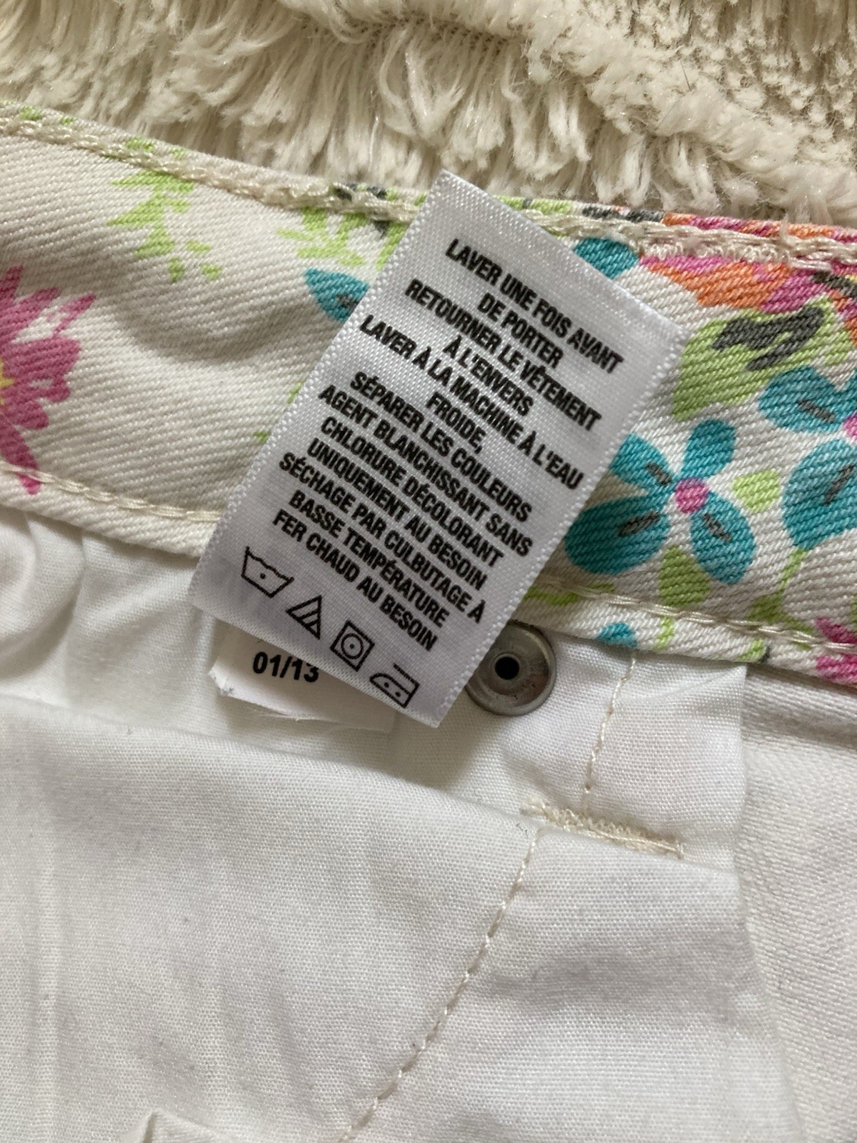 Aéropostale Y2K Floral Skinny Denim Ashley Jeans White Women’s 5-Pocket Reg