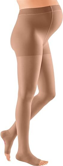 Mediven Plus Women’s 30-40 Compression MATERNITY Panty OPEN TOE Beige Pick Size