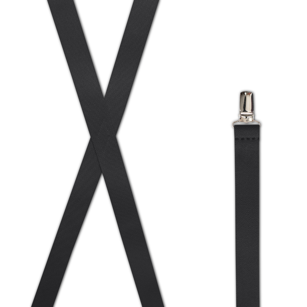 1″ Wide Suspenders with Strong Clips. Many Colors & Lengths. MADE IN USA