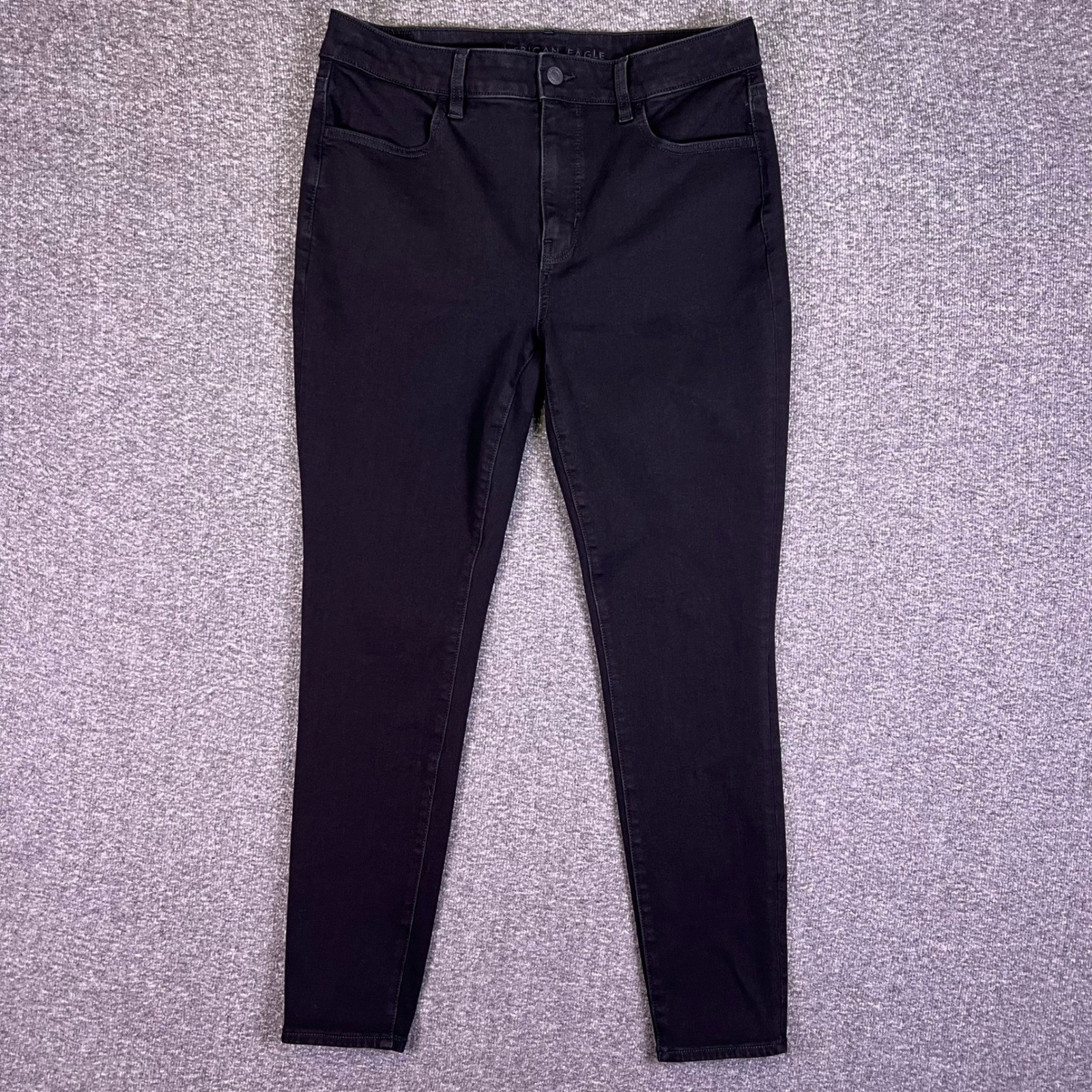 American Eagle Jeans Womens 12 W32 Grunge High-Rise Jegging Skinny Dream Stretch