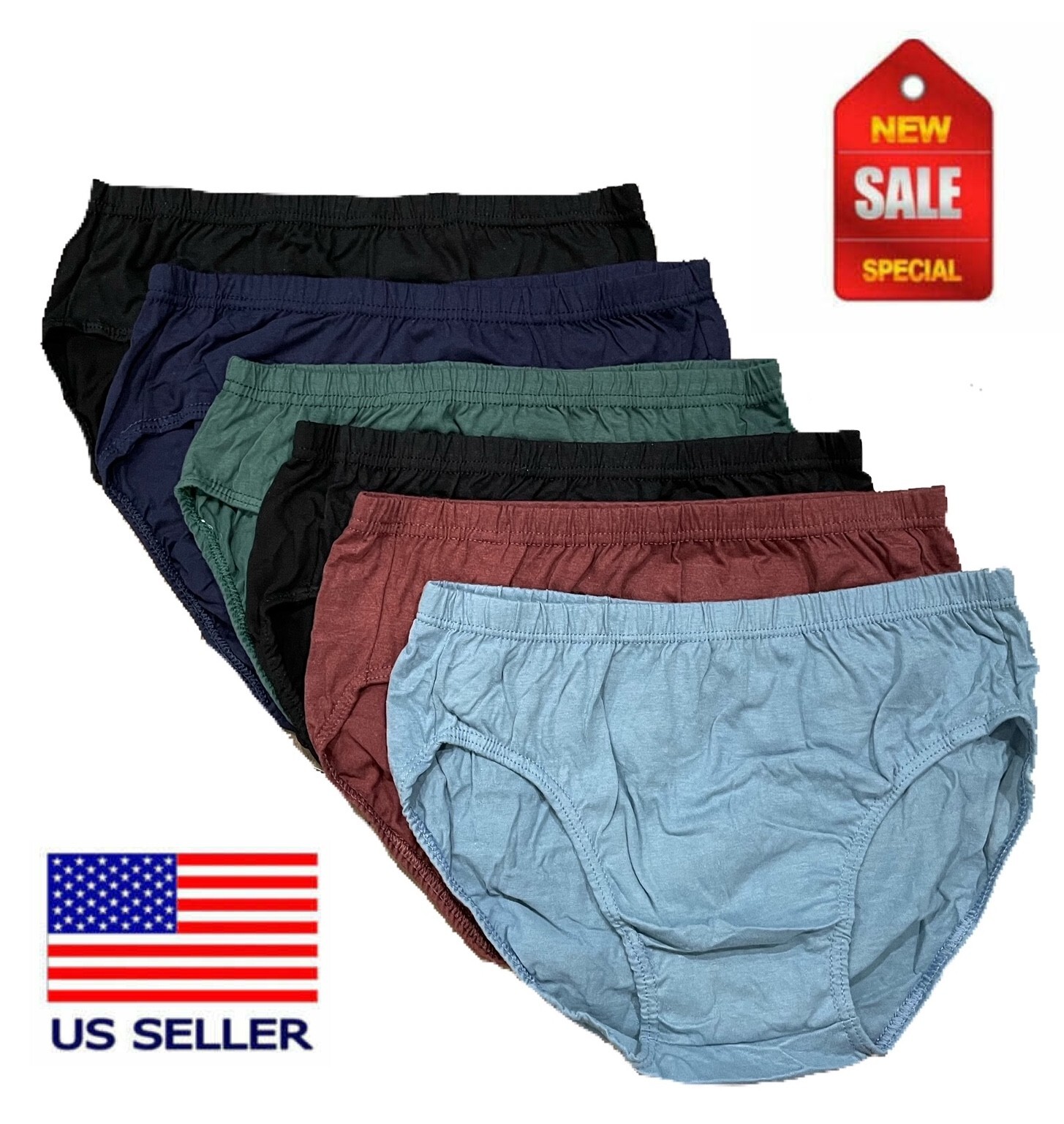 King Men’s Classic Cotton Low Rise Bikinis: Ultimate Comfort & Style 3 or 6 Pack