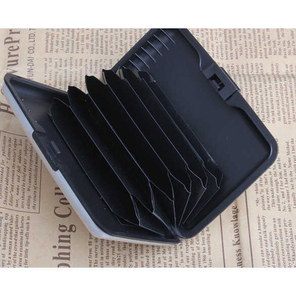 Unisex Waterproof Business ID Credit Card Wallet Holder Aluminum Metal RFID Case