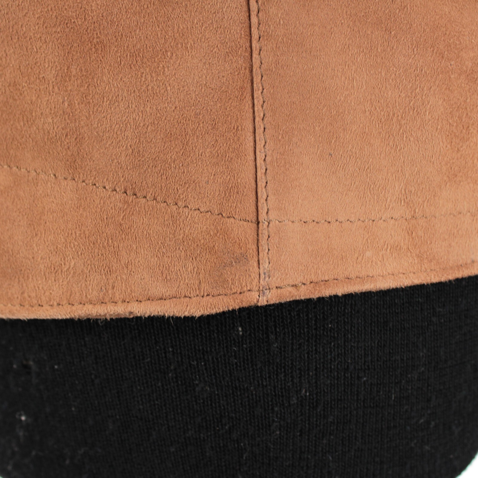 Rifugio NWD Vest / Bodywarmer Size 48 (Small US) In Light Brown Suede Handmade